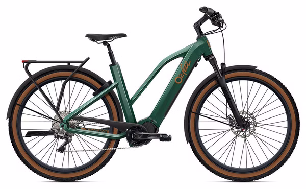 O2 Feel Vern 8.2 Adventure 27.5'' Shimano Deore 10v 720Wh Emerald Green Bicicletta urbana elettrica