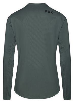 Maglia a maniche lunghe Fox Flexair verde da uomo