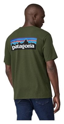 Patagonia P-6 Logo Responsibili-Tee Green