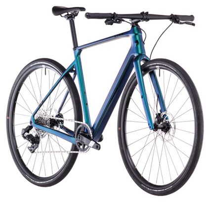 Vélo Fitness Cube Nulane C:62 SLT Sram Apex XPLR AXS 12V 700 mm Vert Goblin 2025