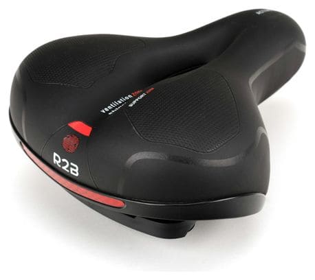 Selle vélo unisexe R2B Noir imperméable