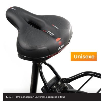 Selle vélo unisexe R2B Noir imperméable