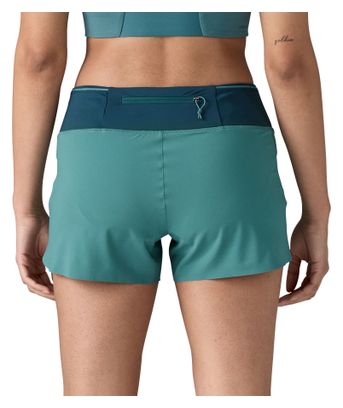 Pantalones cortos Patagonia Strider Pro - 3 1/2 pulg. Mujer Azul