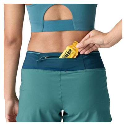 Pantalones cortos Patagonia Strider Pro - 3 1/2 pulg. Mujer Azul