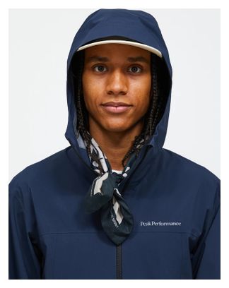 Peak Performance Trail 2.5L Hipe Blue Waterproof Jacket