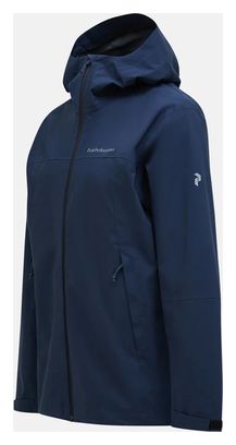 Peak Performance Trail 2.5L Hipe Blue Waterproof Jacket