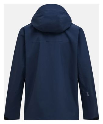 Peak Performance Trail 2.5L Hipe Blue Waterproof Jacket