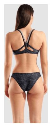 Maillot de bain Arena Ribbed Noir Femme