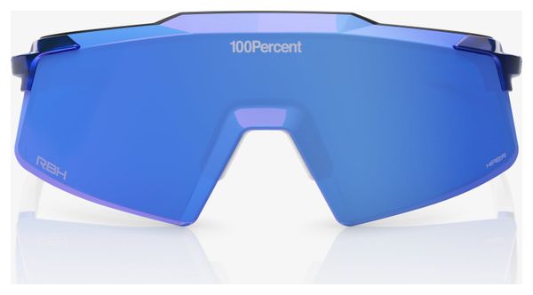 Occhiali 100% Aerocraft RBH Gloss Blue Holographic Royal Blue a specchio