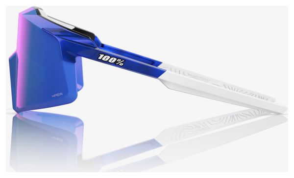 Occhiali 100% Aerocraft RBH Gloss Blue Holographic Royal Blue a specchio