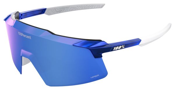 Occhiali 100% Aerocraft RBH Gloss Blue Holographic Royal Blue a specchio