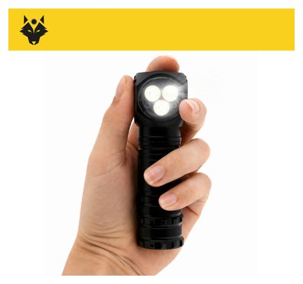 Lampe frontale 2 en 1 LITE300 - 600 lumens / rechargeable