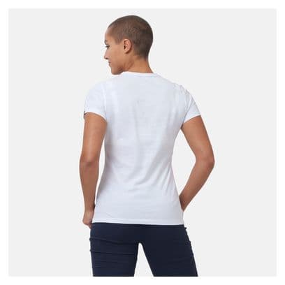 Odlo Kumano Logo Print Women&#39;s Short Sleeve Jersey White