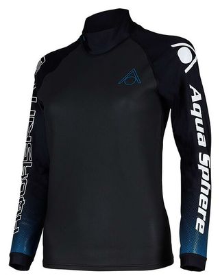 Aquasphere Women's Long Sleeve Top Aquaskin Top V3 Black Blue