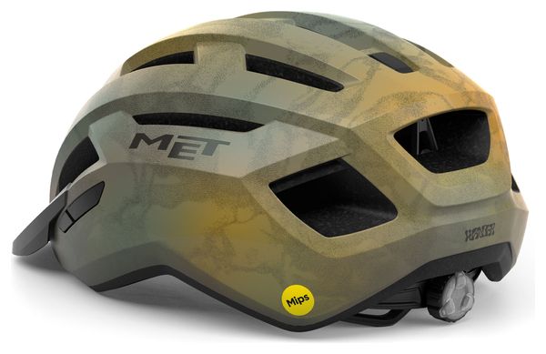 MET Allroad Mips Helm Braun/Grün Matt