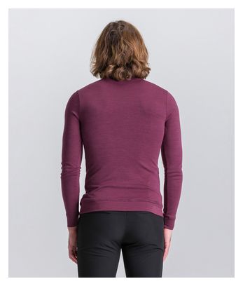 Langarmpullover Santini Impetus Merinos Violett