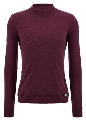 Langarmpullover Santini Impetus Merinos Violett