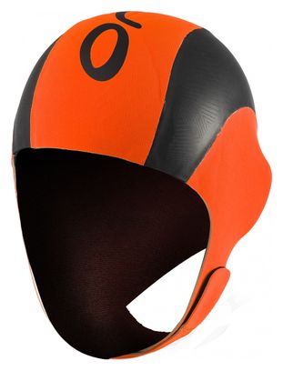 Bonnet Néoprène ORCA NEO SWIM Cap Orange Noir