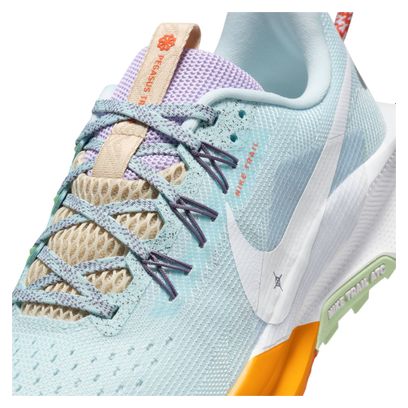 Nike Pegasus Trail 5 Blue Orange Green Women's Trail Shoes