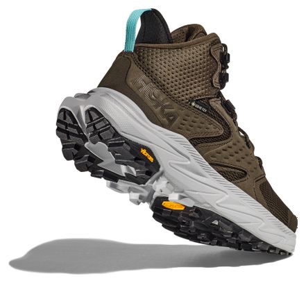 Zapatillas de senderismo Hoka Anacapa 2 Mid GTX para mujer Marrón/Gris