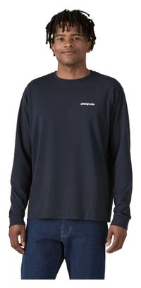 Patagonia P-6 Logo Camiseta de manga larga Azul