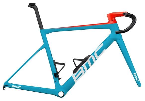 Kit Cadre / Fourche BMC Teammachine SLR 01 Bleu Team Rouge Neon