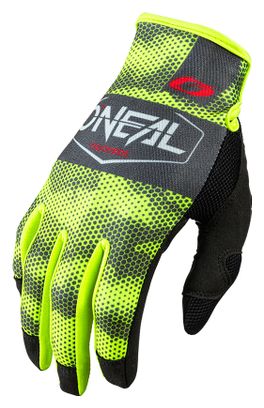 O&#39;Neal Mayhem Covert Long Gloves Gray / Fluo Yellow