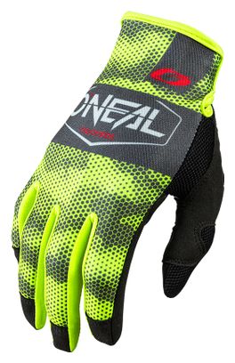 Gants Longs O'Neal Mayhem Covert Gris / Jaune Fluo 