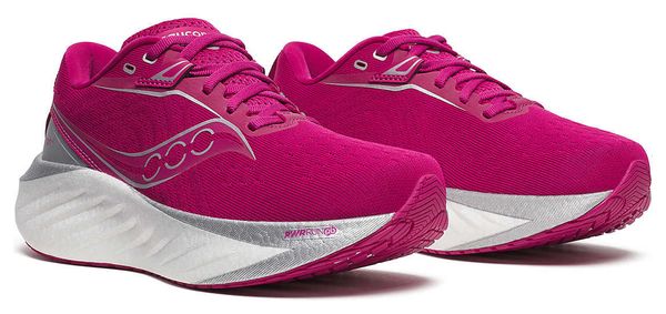 Chaussures Running Saucony Triumph 22 Rose Femme