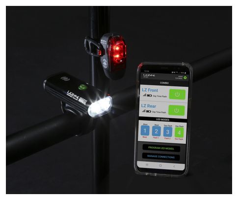 Luci Lezyne Connect Smart Pair nere