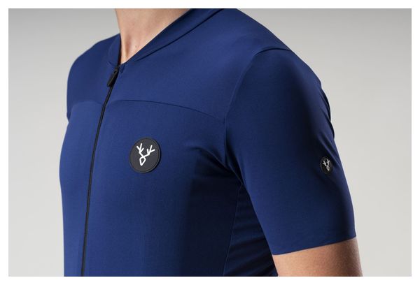 Kurzarm Trikot LeBram Ventoux Bleu Marine