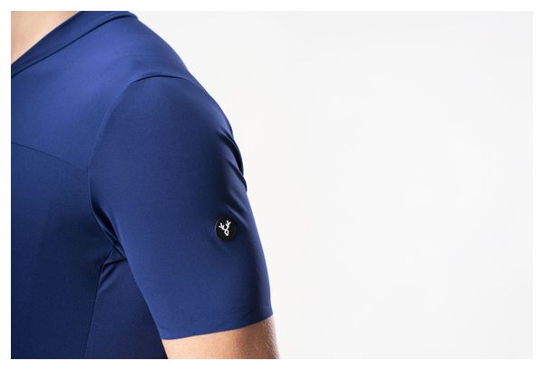 Kurzarm Trikot LeBram Ventoux Bleu Marine