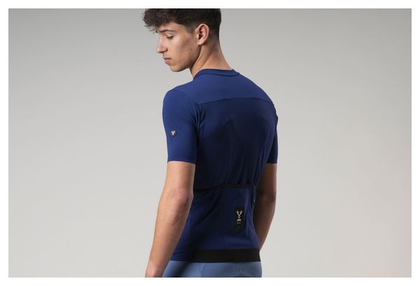 Kurzarm Trikot LeBram Ventoux Bleu Marine
