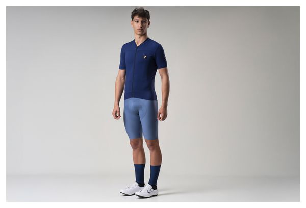 Kurzarm Trikot LeBram Ventoux Bleu Marine