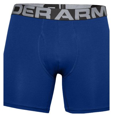 Boxer Under Armour Charged Cotton 15cm - Blu da uomo