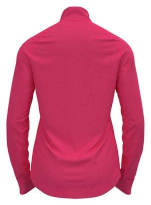 Dames Odlo Berra Pink 1/2 Zip Sweater
