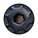 Vis de Pédalier auto-extractrice OAK pour Sram DUB M18/M30 Gris