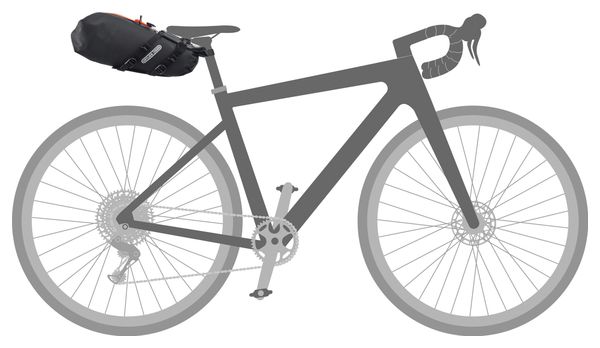 Ortlieb Seat-Pack QR 7,5 l Satteltasche Schwarz Matt