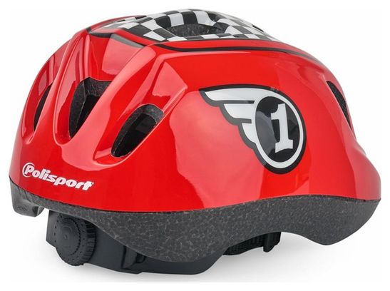 Polisport Guppy XS Child Helmet (46-53 cm) Red Black
