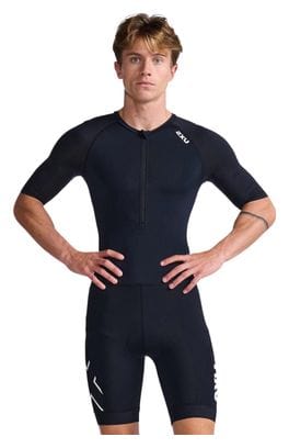 2XU Core Sleeved Trisuit Negro