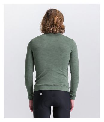 Langärmeliger Pullover Santini Impetus Merino Grün