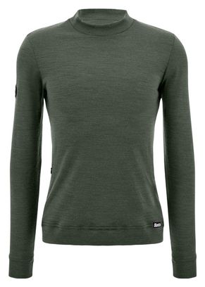 Langärmeliger Pullover Santini Impetus Merino Grün