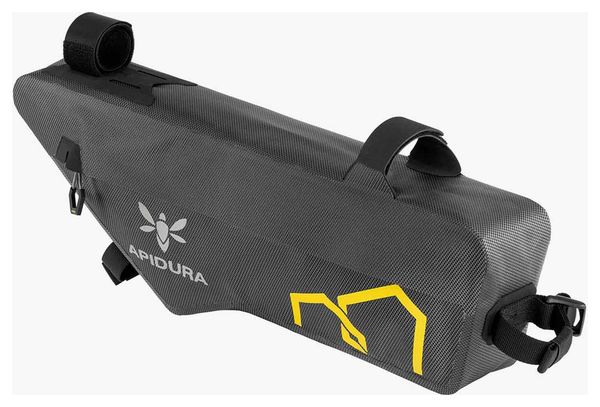 Sacoche de Cadre Apidura Expédition 3L Gris / Jaune