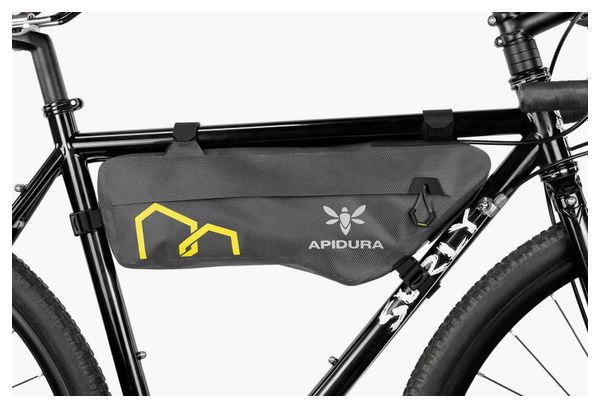 Sacoche de Cadre Apidura Expédition 3L Gris / Jaune