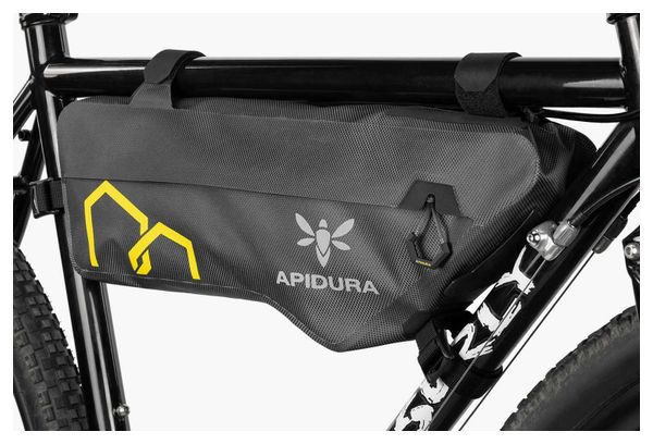 Sacoche de Cadre Apidura Expédition 3L Gris / Jaune