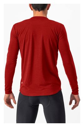 Castelli Unlimited Merino Trui Lange Mouw Rood