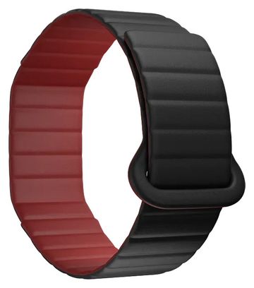 Pulsera de repuesto para Polar Loop, de silicona, negra/roja