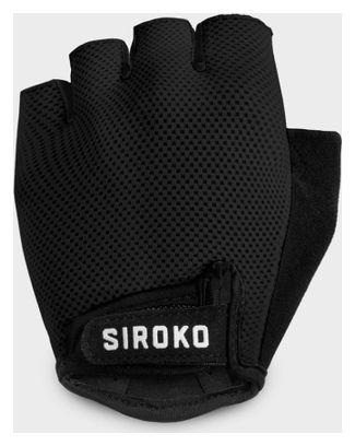 Mitaines de vélo Cyclisme Homme et Femme Aero Black Noir
