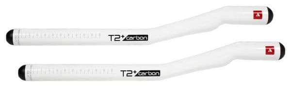 Profile Design T2+ Aerobar Extensions White