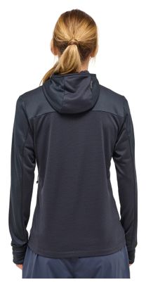 Haglöfs LIM Mid Fast II Hood Fleecejacke Schwarz Damen